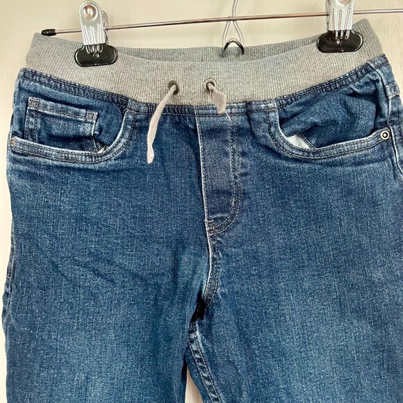 Hanna Andersson Slim Fit Pull-on Waist Jeans Reinforced Knees Boys Size 12 - Picture 4 of 10